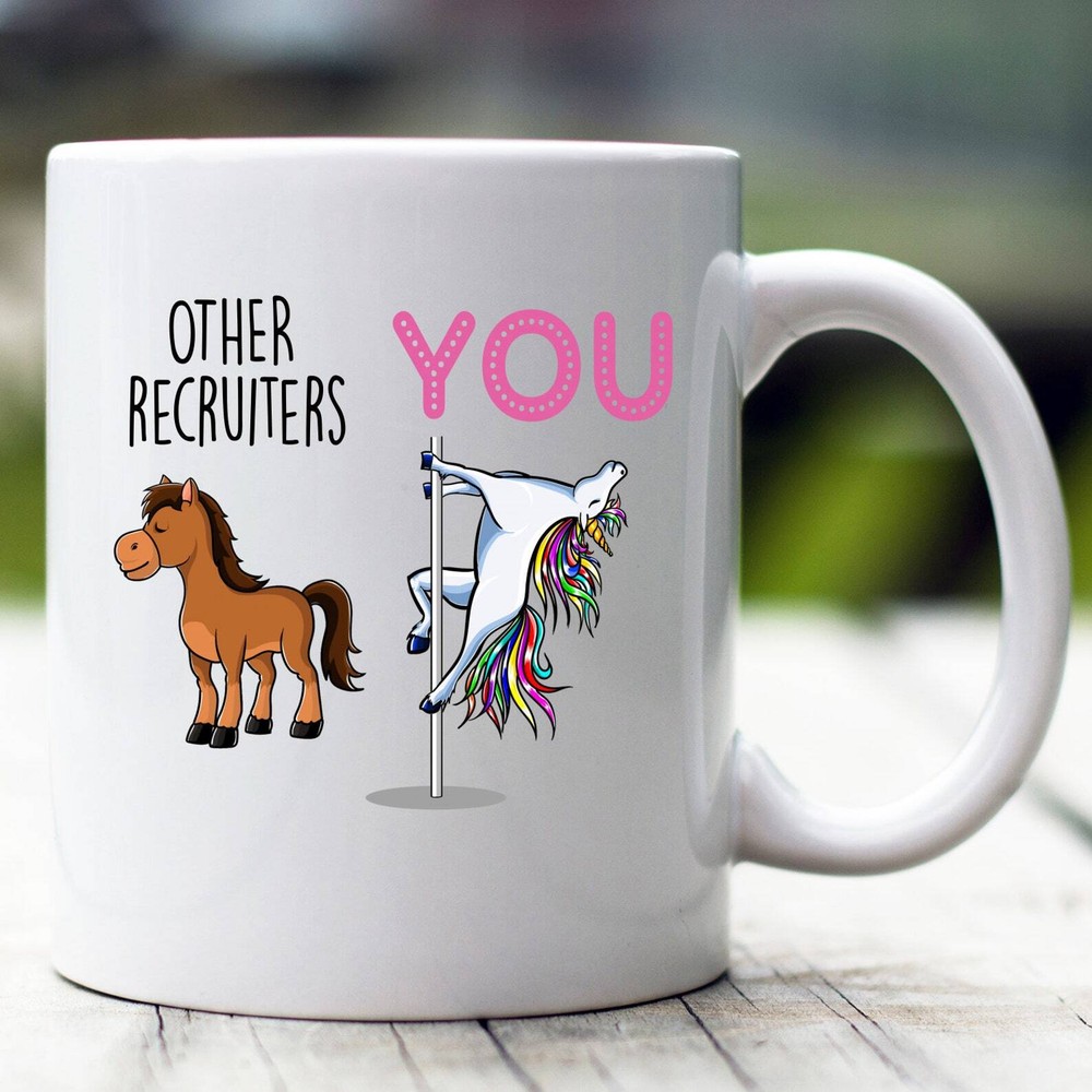 Recruiter Gift Recruiter Mug Recruiter Funny Unicorn Mug Recruiter Cup Recruiter