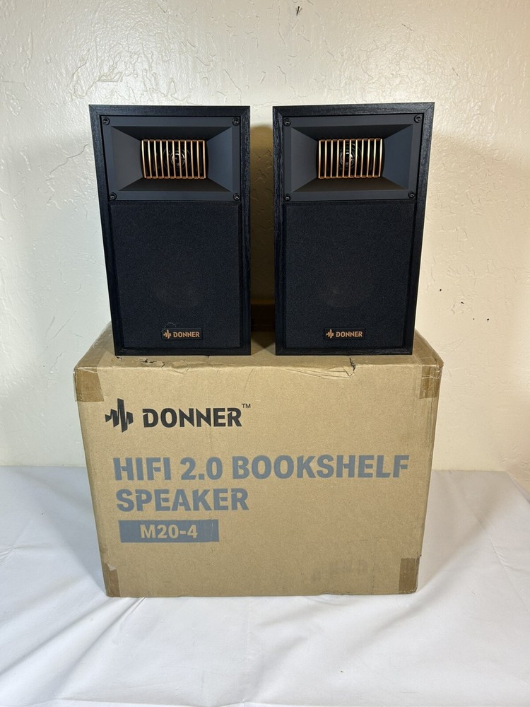 Donner HIFI 2.0 Desktop Bookshelf Passive Speaker Model: M20-4 ( 2 Speakers Set)