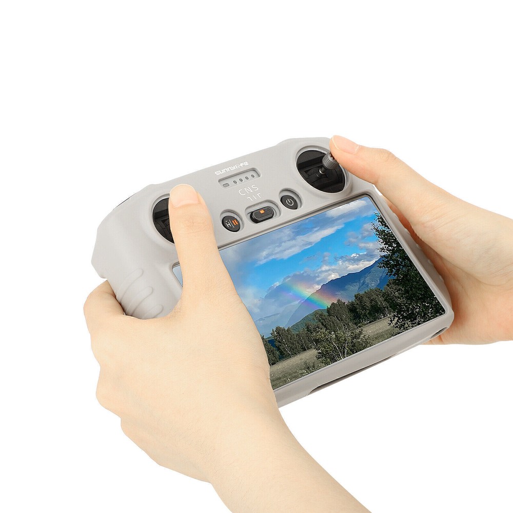 DJI Mini 3 Pro RC Screen Silicone Cover with Sunhood – Remote Control Protector  