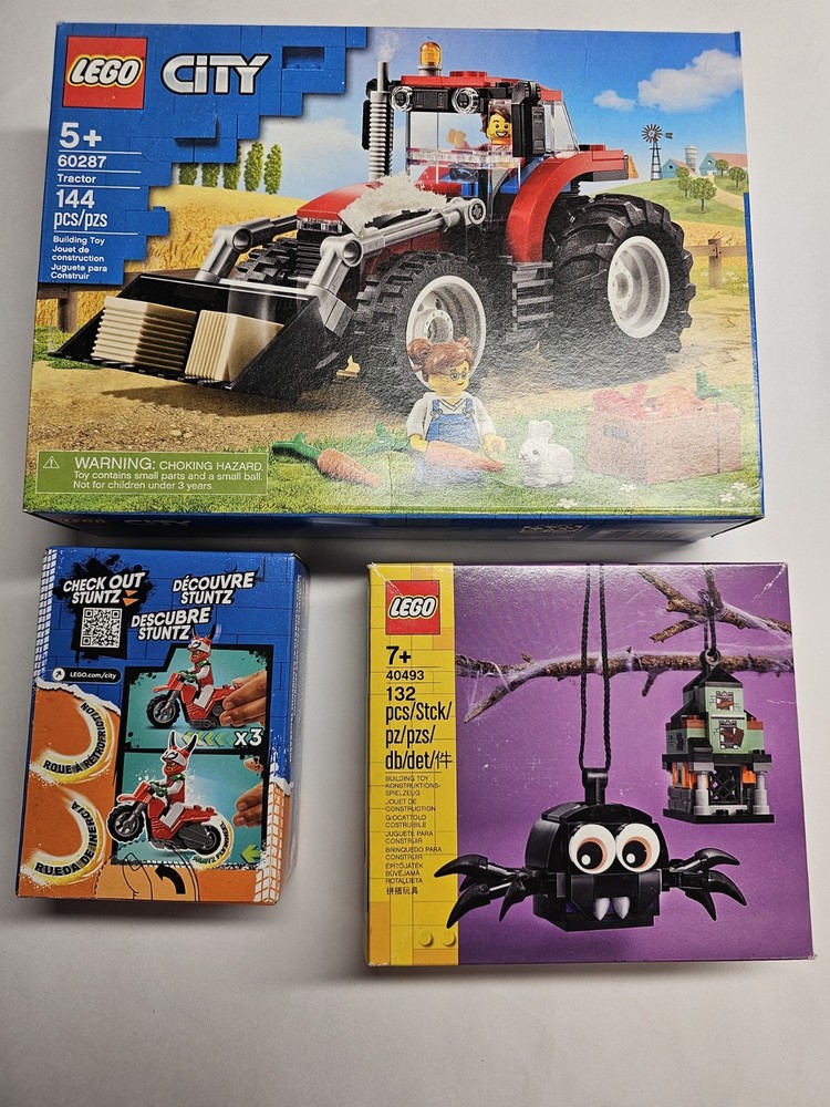 LEGO City & Halloween sets 60287 60332 40493 NEW one box damaged  