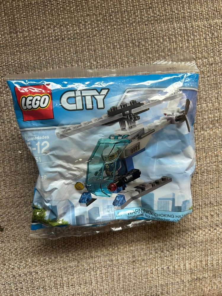 LEGO City Police Helicopter Building Kit 30351 Mini Polybag Set