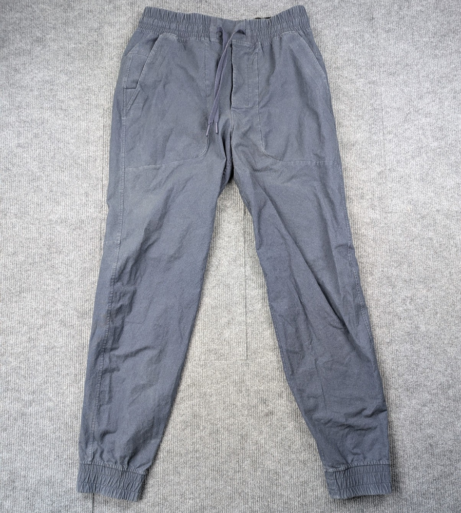Lululemon ABC Jogger Mens Medium Blue Cotton Pants Athleisure Elastic Waist 29