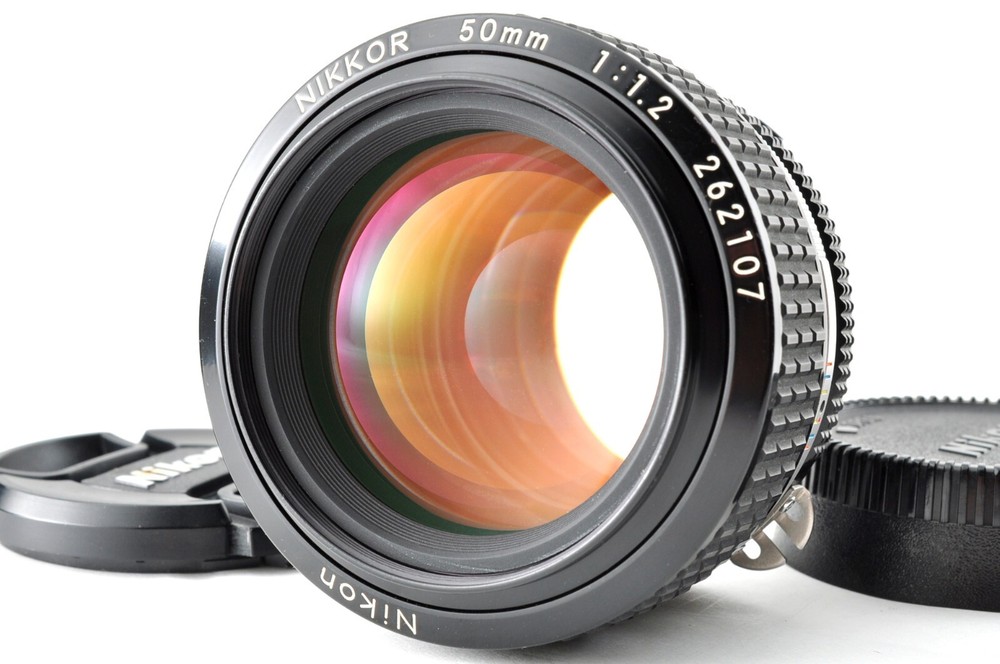 Nikon Ai-S NIKKOR 50mm F1.2 Fast MF Prime Lens Near MINT SN262107
