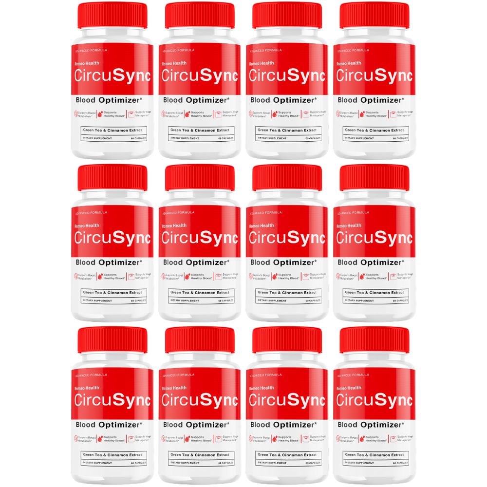 CircuSync Official Blood Health Support Dietary Supplement (12 Bottle)