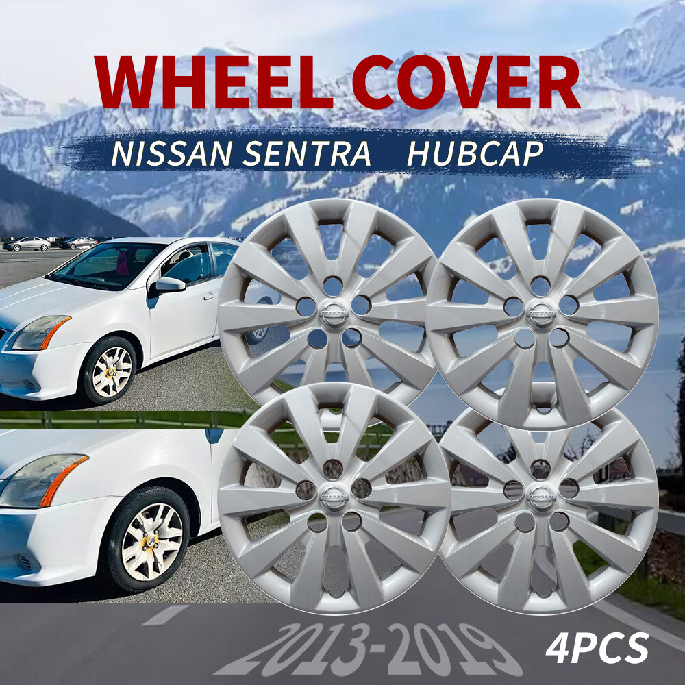 4P 16-inch Hubcap Push-on Wheel Cover for Nissan Sentra 2013-2019 40315-3RB0E