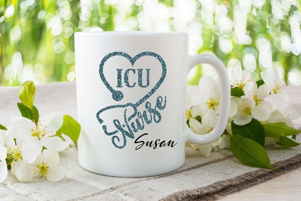 Personalized Nurse Coffee Mug Custom Nurse Mug Nurse Appreciation Gift Icu Nurse