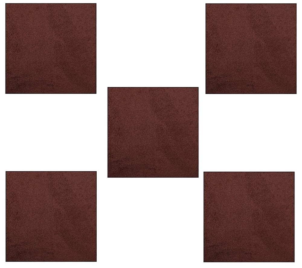 Modern Plush Solid Chocolate Rug for Indoor or Outdoor Use