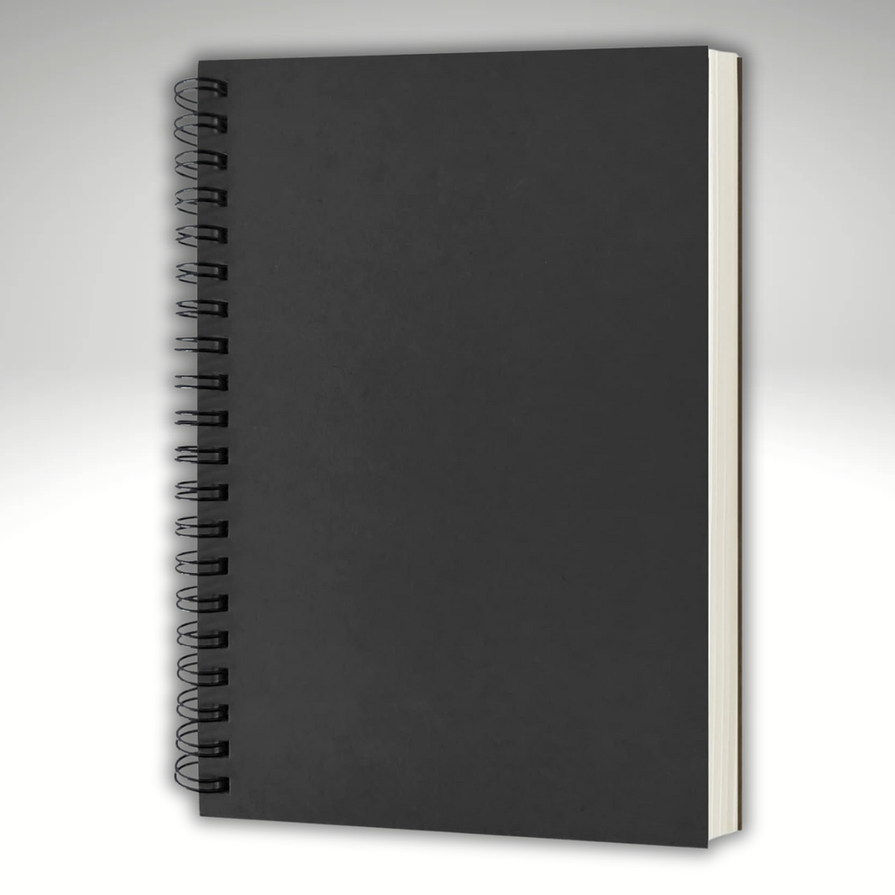Soft Cover Blank Spiral Notebook 100-Page Sketch Book 1-Pack