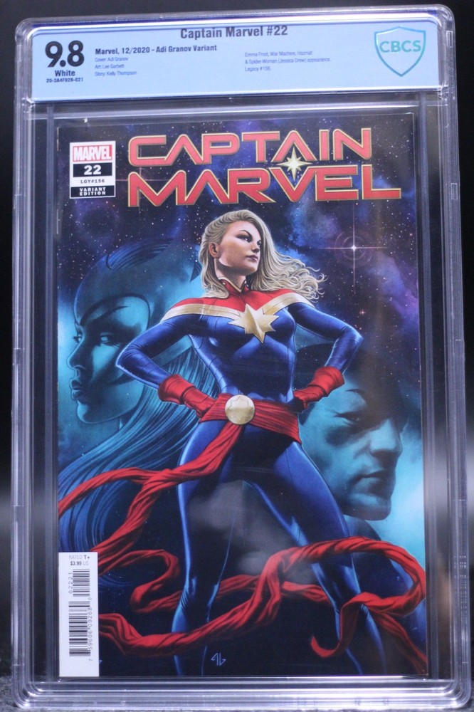 Captain Marvel (2019) #22 Adi Granov Variant Cover B CBCS 9.8 White Pages