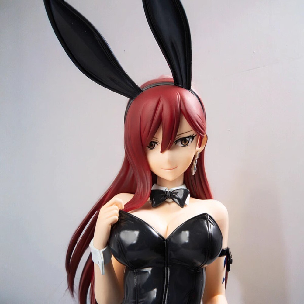 Figure Elsa Erza Scarlet Bunny Ver. FAIRY TAIL 1/4 PVC Rabbit Ear Beauty Model