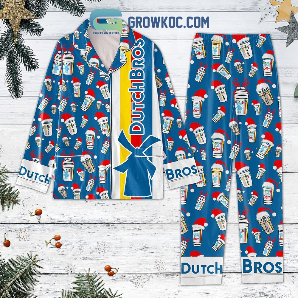 Dutch Bros Coffee Holiday Pajama Set for Christmas