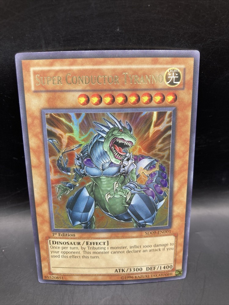 Super Conductor Tyranno SD09-EN001 Dinosaur Rage Structure Deck 1st Edition