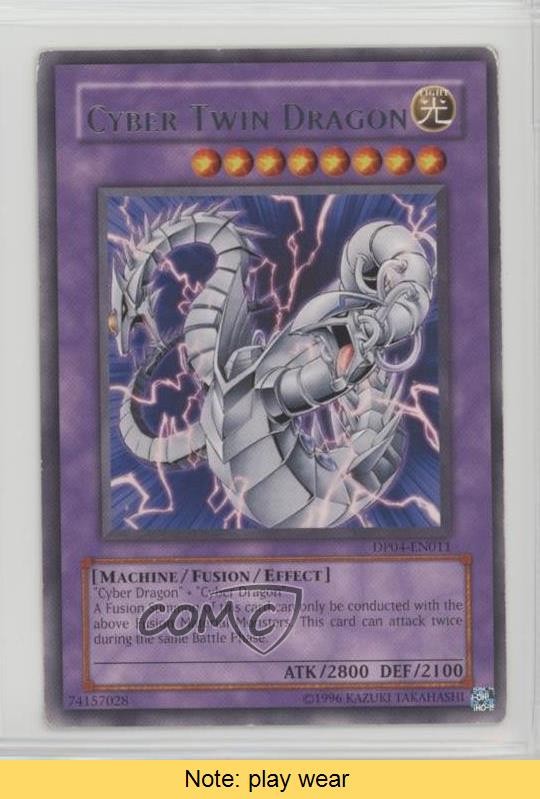 Cyber Twin Dragon YuGiOh Zane Truesdale Duelist Pack DP04-EN011 Ultra Rare-image