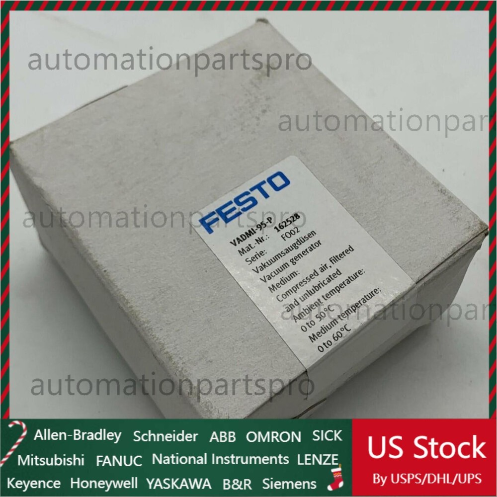New VADMI-95-P FESTO 162528 Vacuum Generator Fast Shipping
