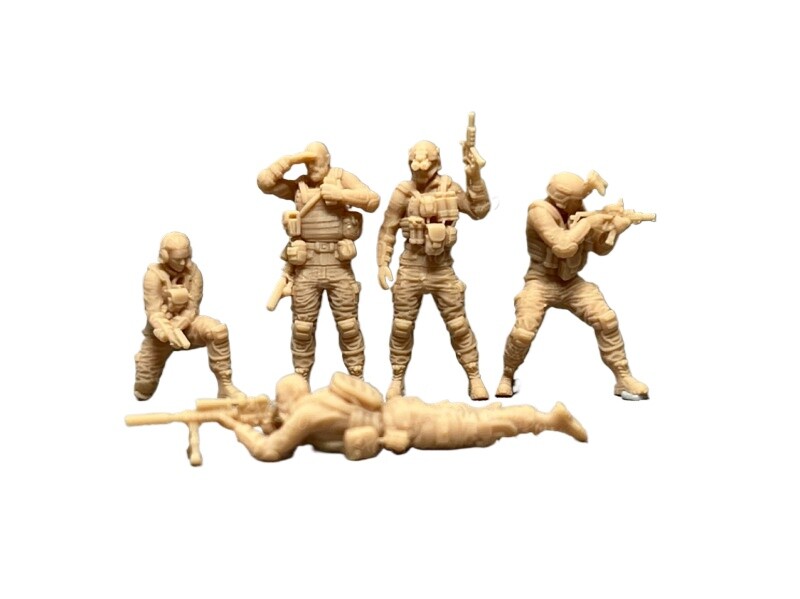 5Pcs 3D printed 1/72 US 