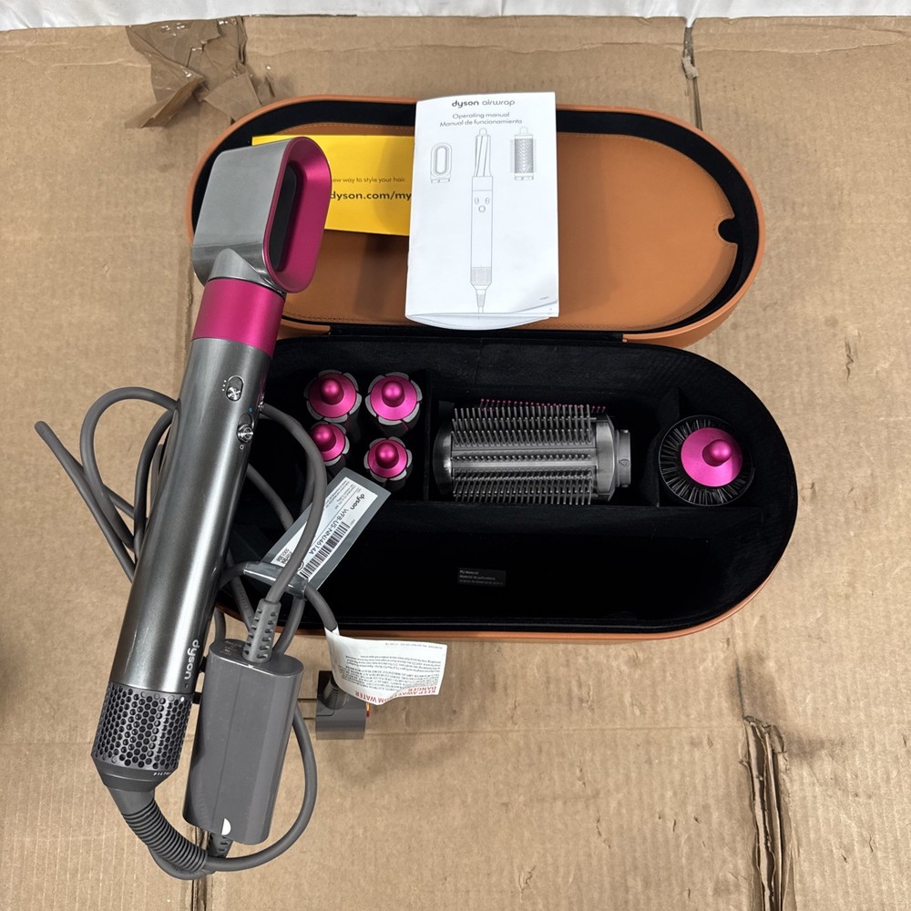 Dyson Airwrap HS01 Complete Multi Styler Nickel Fuchsia Open Box  