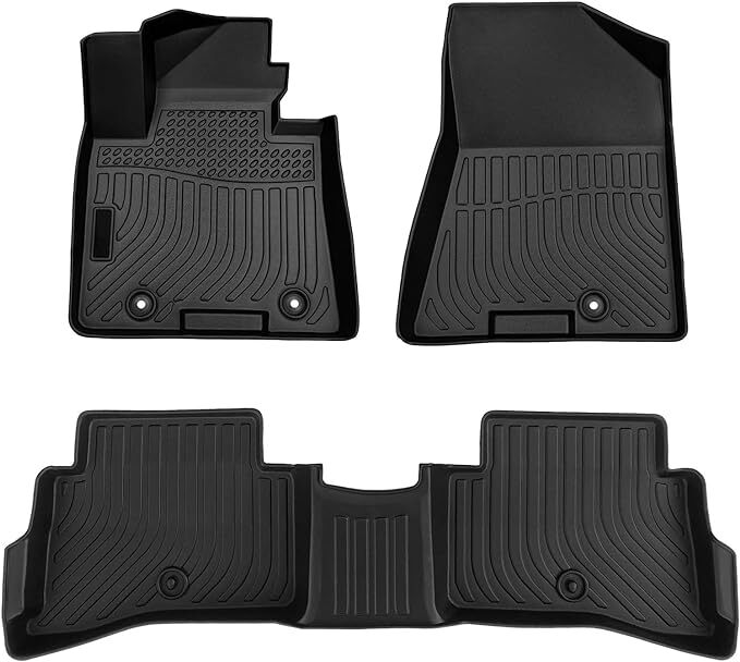 3Pcs Floor Mats Liner For KIA Sportage 2017-2022 All Weather Molded Black