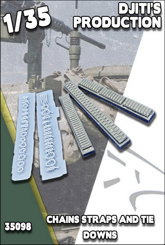 1/35 Scale Chains, Straps & Tie Downs for Models by Djiti's Production
