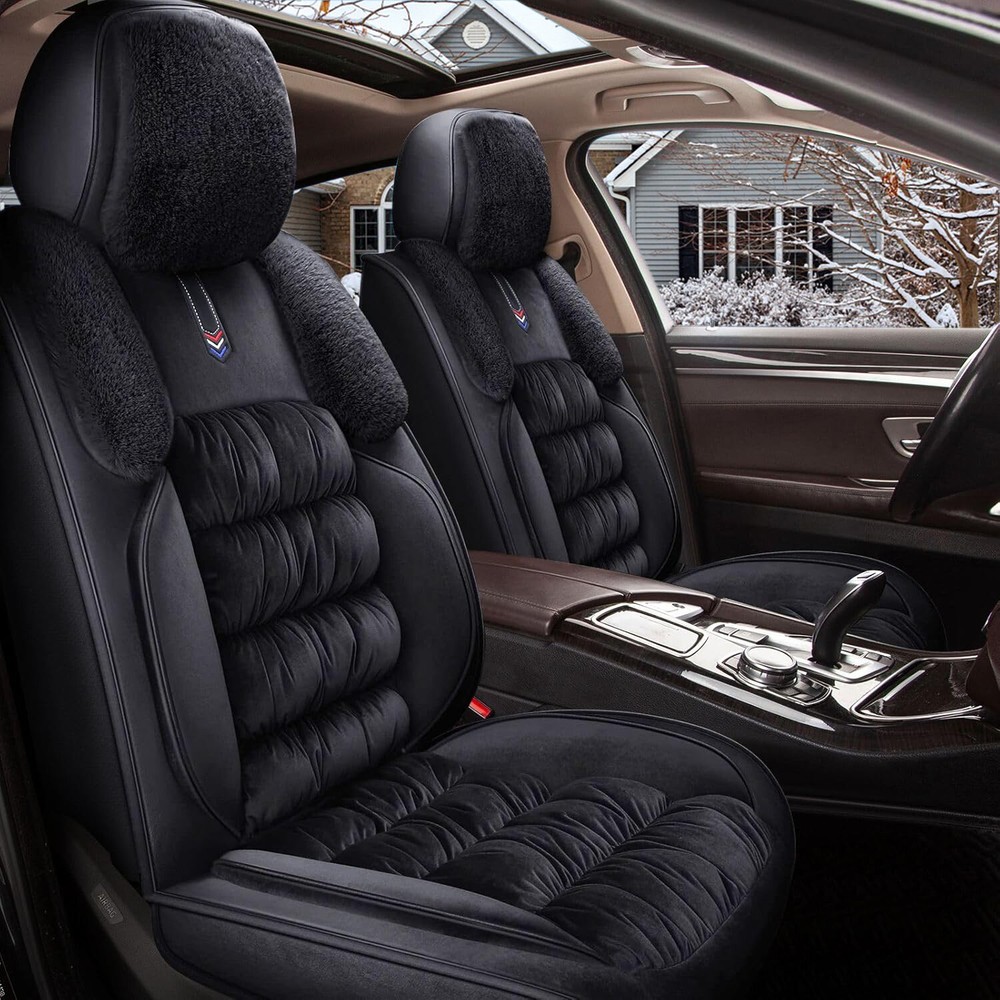 Fit for Chevrolet Cobalt 2005-2010 Car Front Seat Covers Soft Fuzzy Seat Cushion