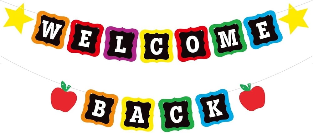 YQUQWN 10ft Welcome Back to School Banner No DIY Required