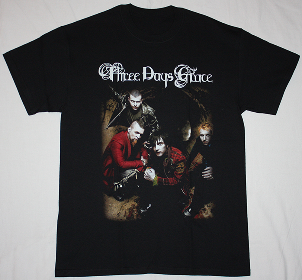 Three Days Grace Band T-Shirt Gift for Fans Black S-4XL EE628-image