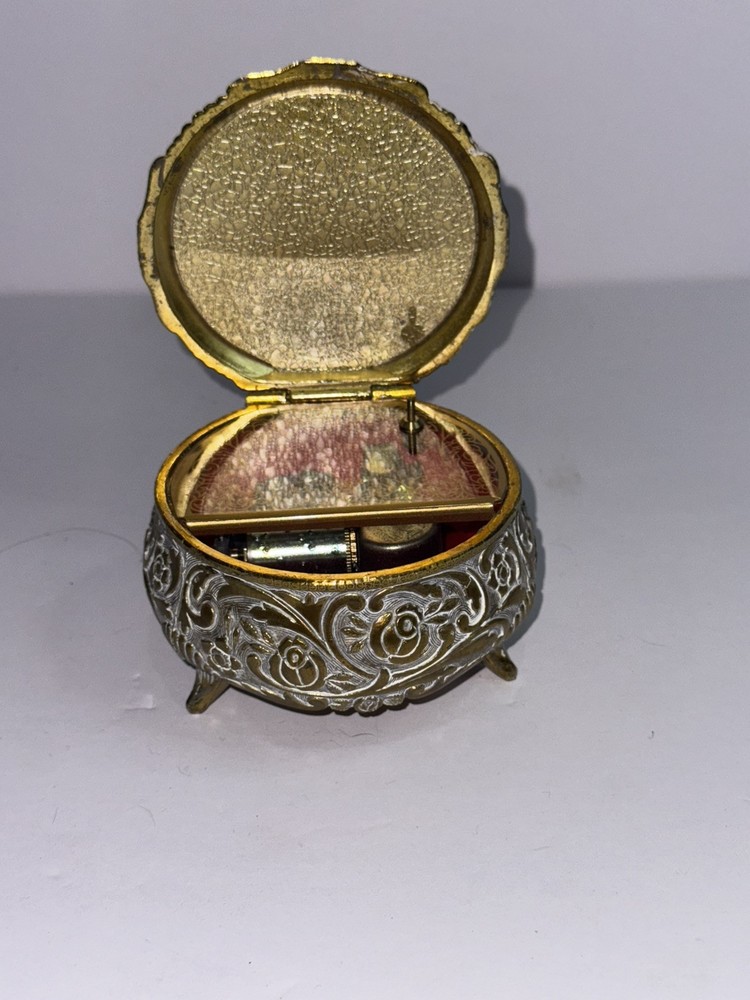 JAPAN Music Box Trinket Jewelry Box Vintage