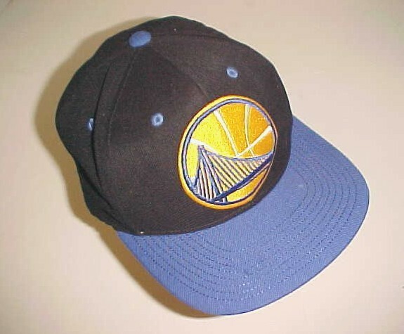 Golden State Warriors NBA Mitchell & Ness Adult Unisex Blue Black Cap One Size