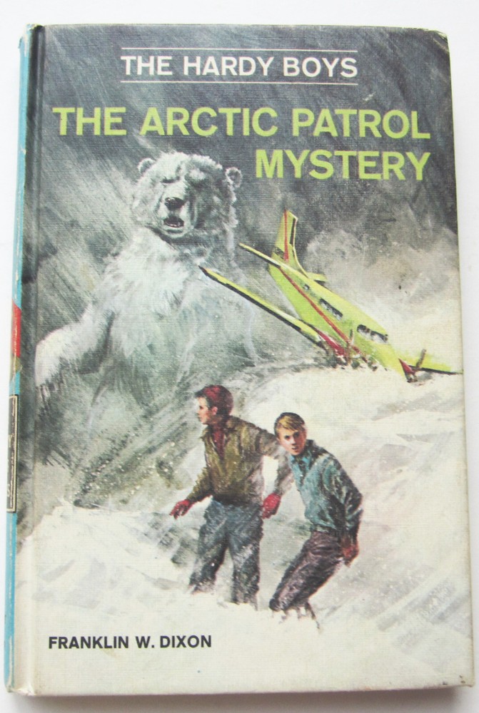 Hardy Boys Arctic Patrol Mystery 1974 PRINTING Hardcover Book #48 White Multi EP