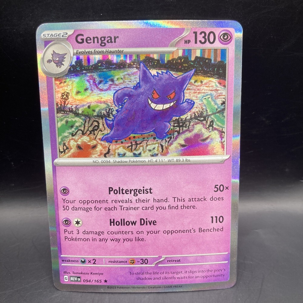 Gengar 094/165 Holo SV Scarlet & Violet 151 Pokemon Card