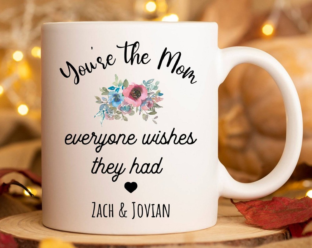 Personalized Mother's Day Mug For Moms Mom's Birthday Mug From Son Or Daughter