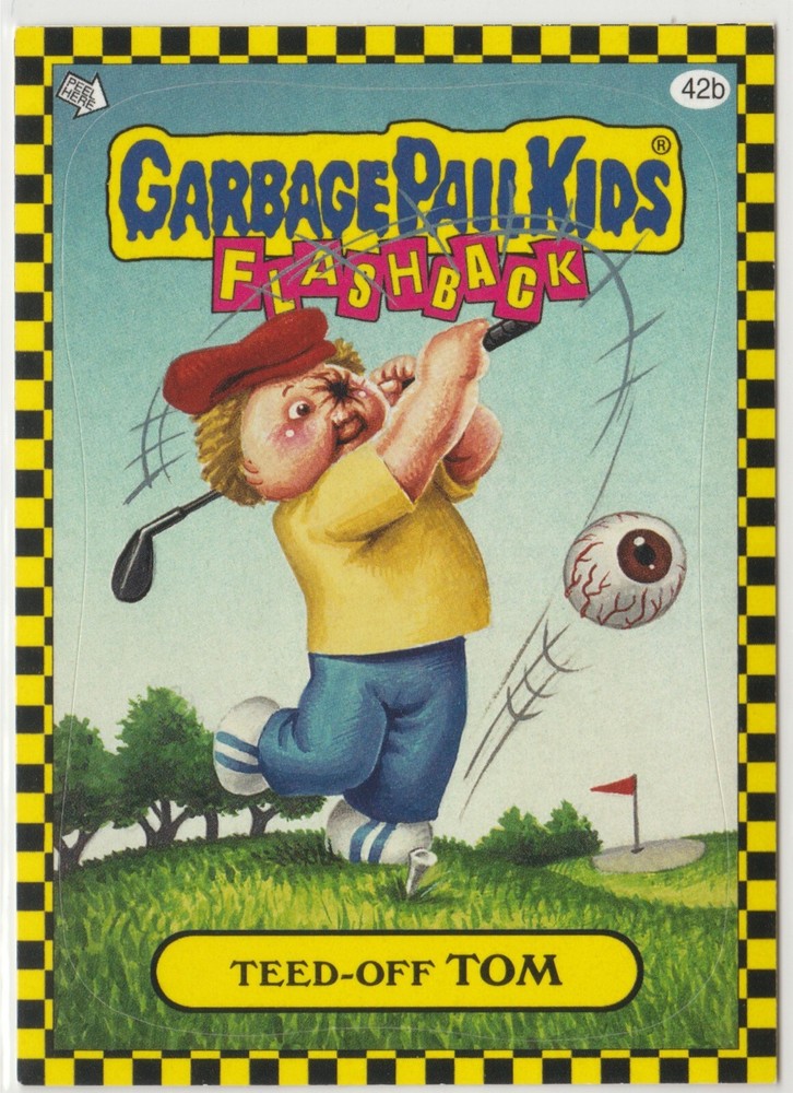 Teed-Off Tom #42b Garbage Pail Kids 2010 Flashback Series 1 FB1 Card