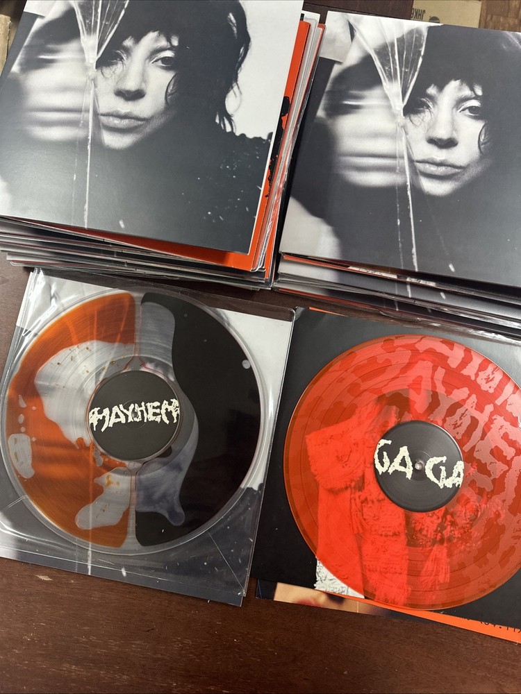 Lady Gaga MAYHEM Bad World Liquid Filled Vinyl Limited Edition BRAND NEW IN HAND