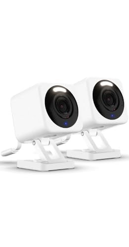 Cam v4, 2.5K HD WiFi Smart Home Security Camera, Indoor/Outdoor, Pet/Baby Mon...
