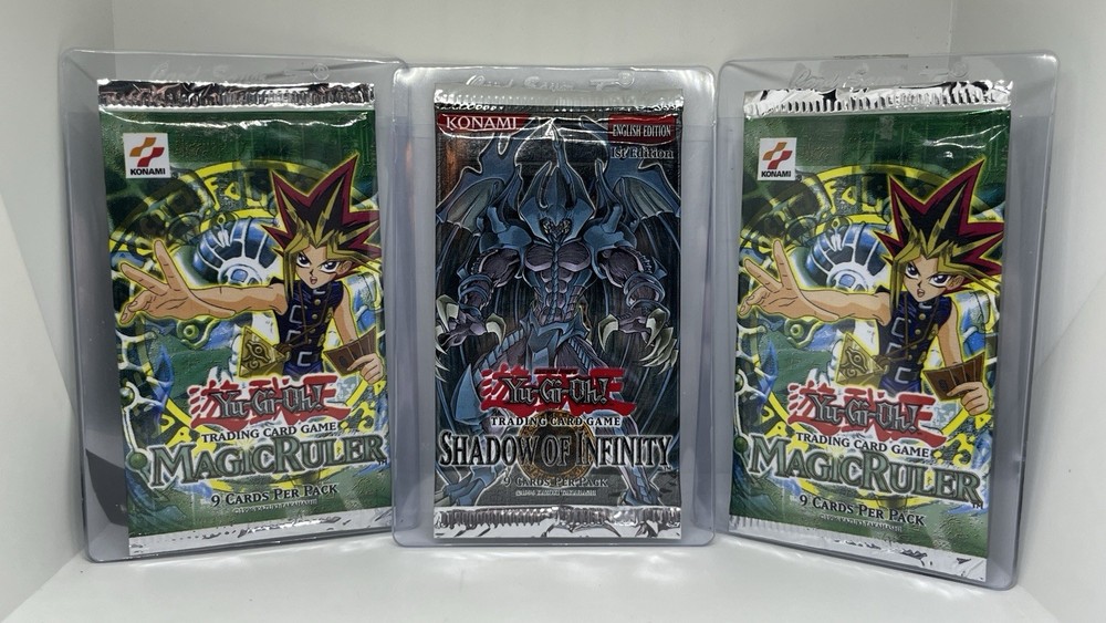 Yu-Gi-Oh! Vintage Packs Factory Sealed Lot of 3 1st Edition Magic Ruler & SOI 🔥
