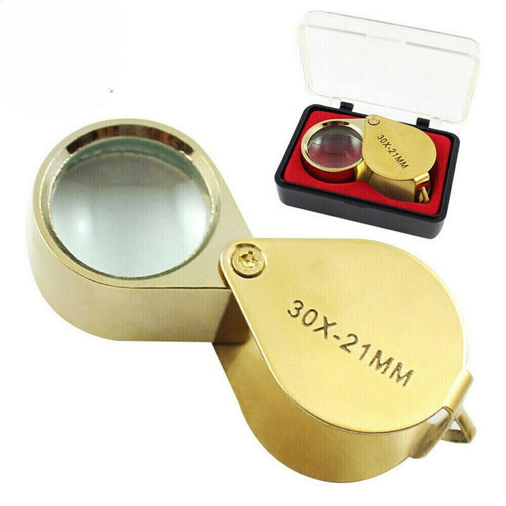 NEW 30X Jewelers Loupe Magnifier Jewelry Coin Loop Magnifying Glass Eye Pocket