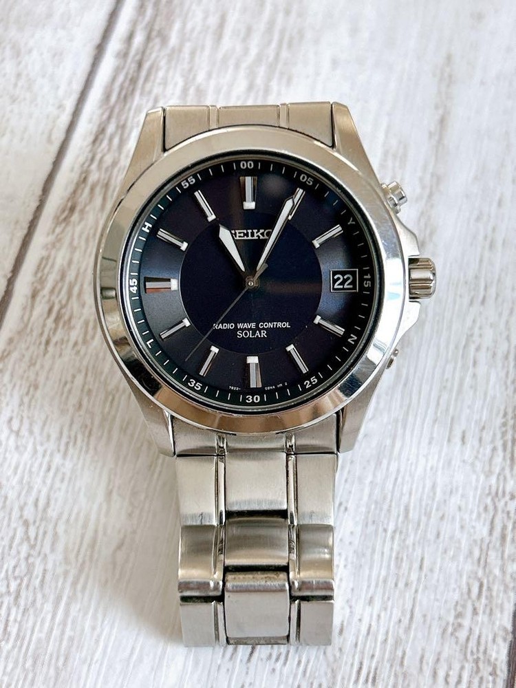 Seiko Solar-Powered Radio Sync Watch with Atomic Timekeeping
