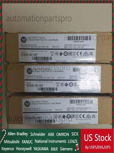 New Allen Bradley 5069IB16F SER A Sealed Compact I/O Input Module AB 5069-IB16F