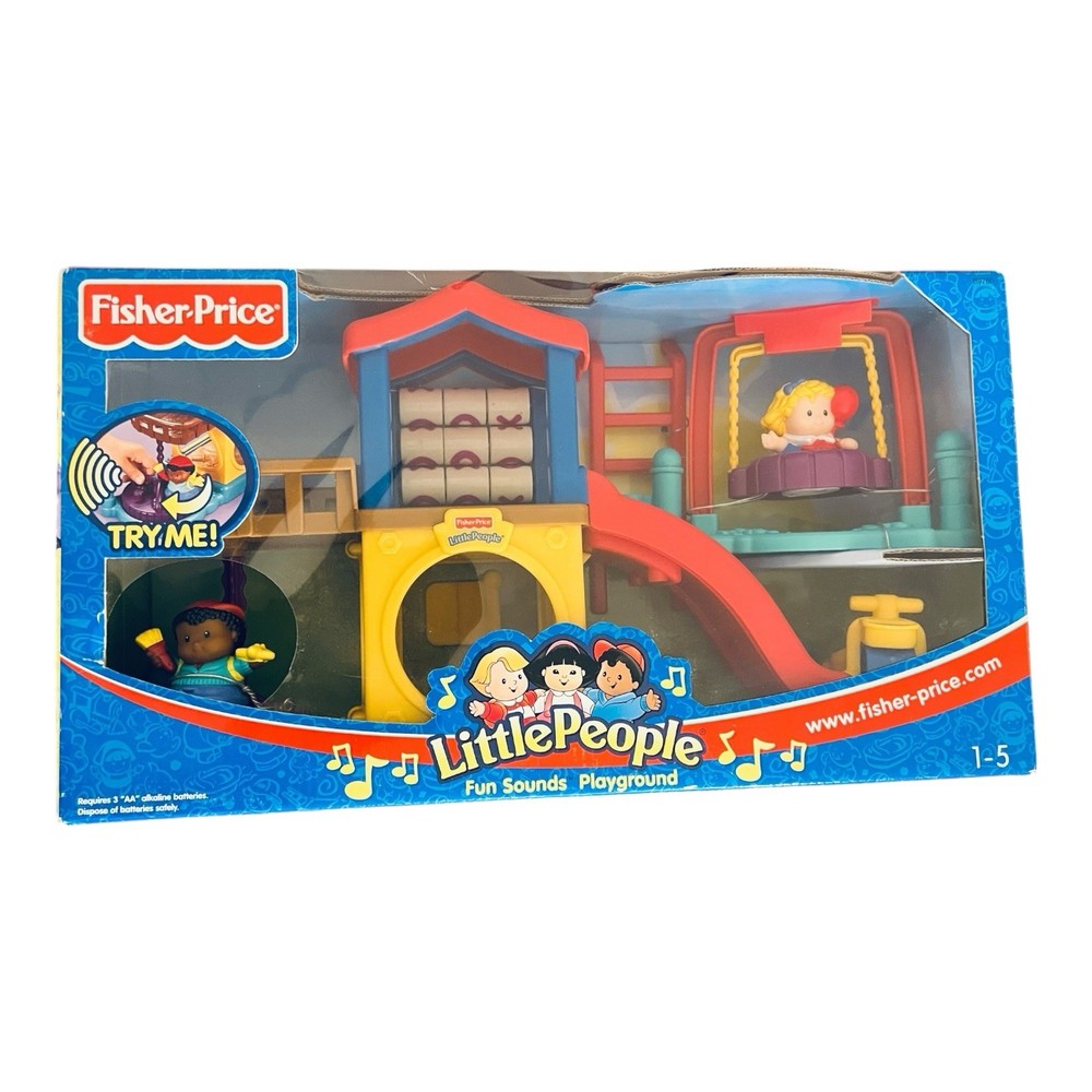 Fisher Price Little People Fun Sounds Playground 2003 Brand New Sealed