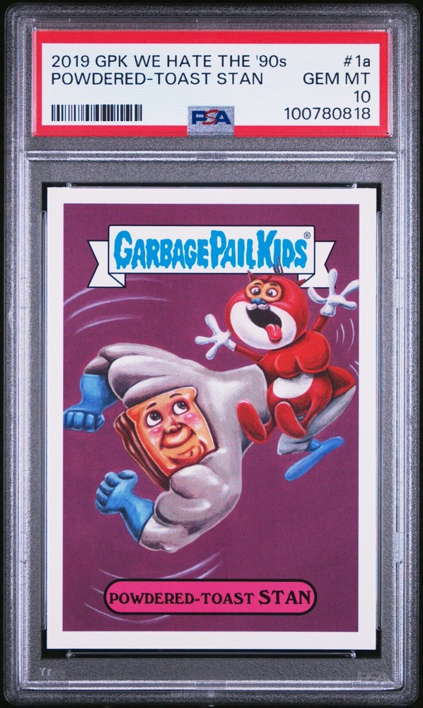 2019 Garbage Pail Kids We Hate 90s Powdered Toast Stan 1a PSA 10 Ren Stimpy Pop1