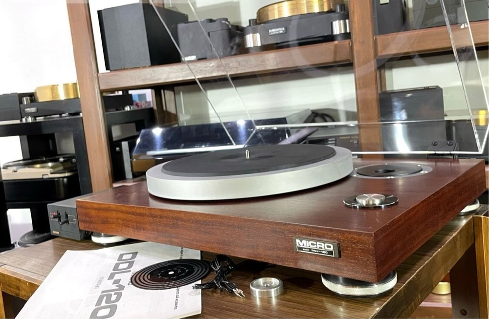 MICRO DDL-120 Turntable with A-125 Base and Control Unit Fully Maintained Japan