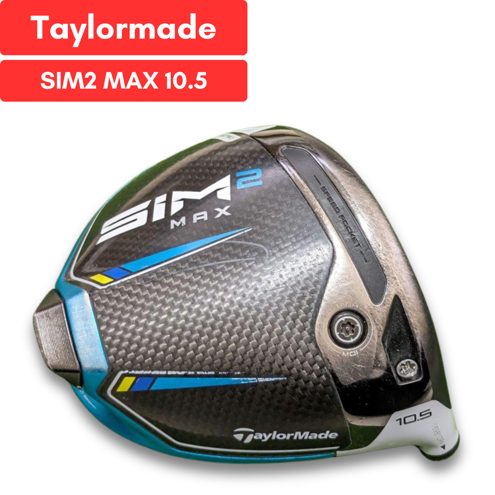 TaylorMade SIM2 MAX 10.5* Driver Head Only Right Hand USED D2637