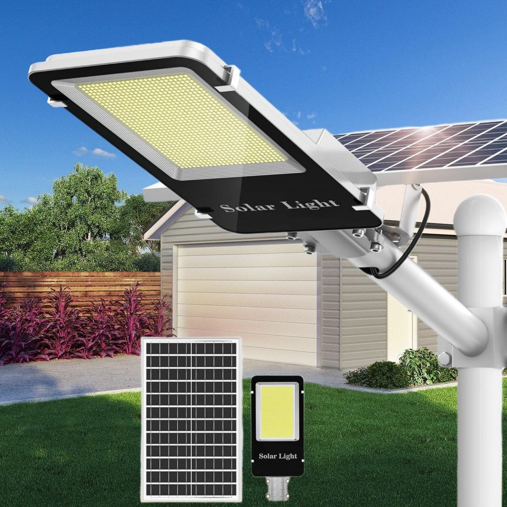 High Power Solar Street Light Outdoor Dusk to Dawn Super Bright Aluminum LED