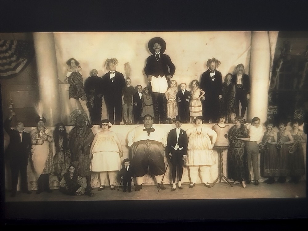 VINTAGE - NEGATIVE -  Dreamland Circus Sideshow - CIRCUS SHOW - HORROR - FREAK