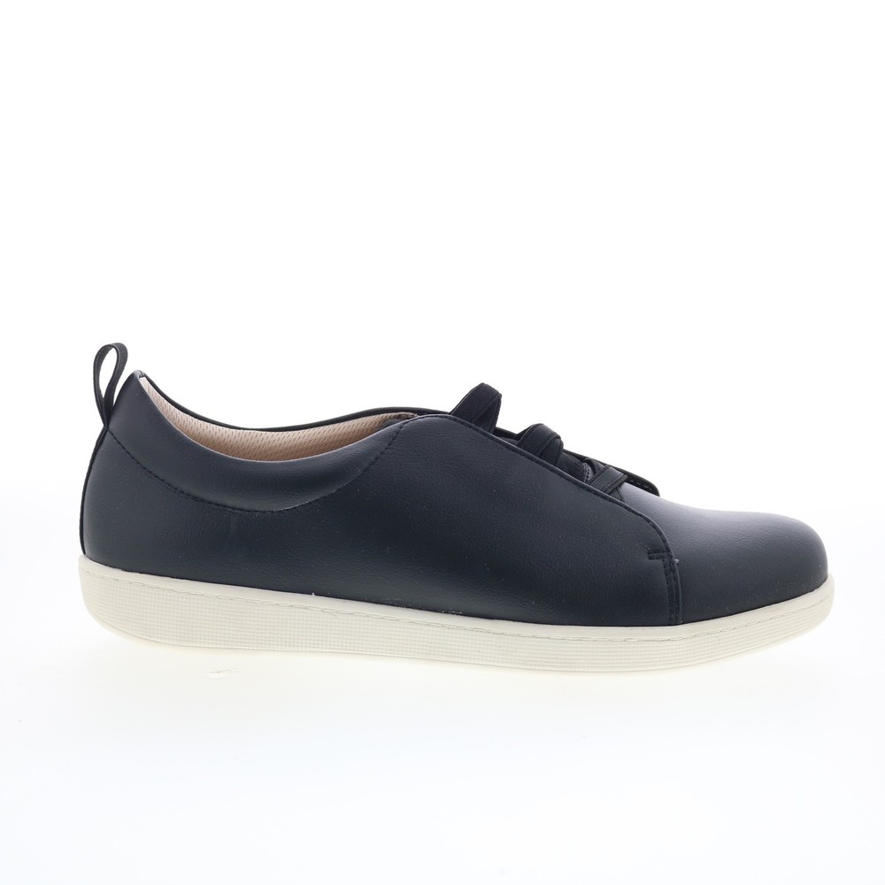 Trotters Avrille T2051-001 Womens Black Leather Lifestyle Sneakers Shoes 8.5