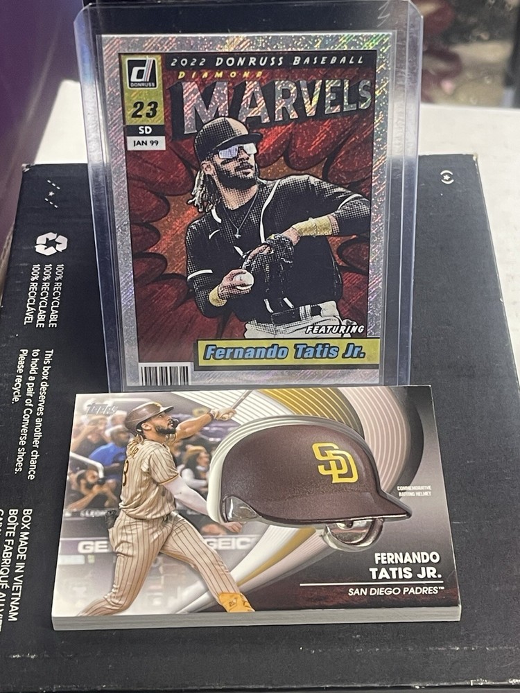 Fernando Tatis Jr 2022 Topps #BH-FT Batting Helmet Donruss Marvels #23