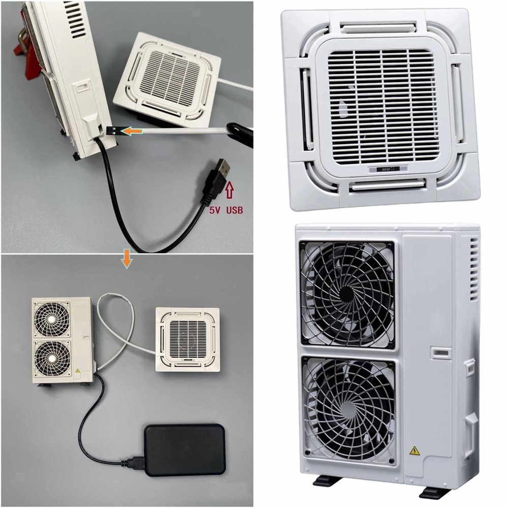 Dollhouse Miniature Air Conditioning Conditioner 1/12 Tiny Pretend Play
