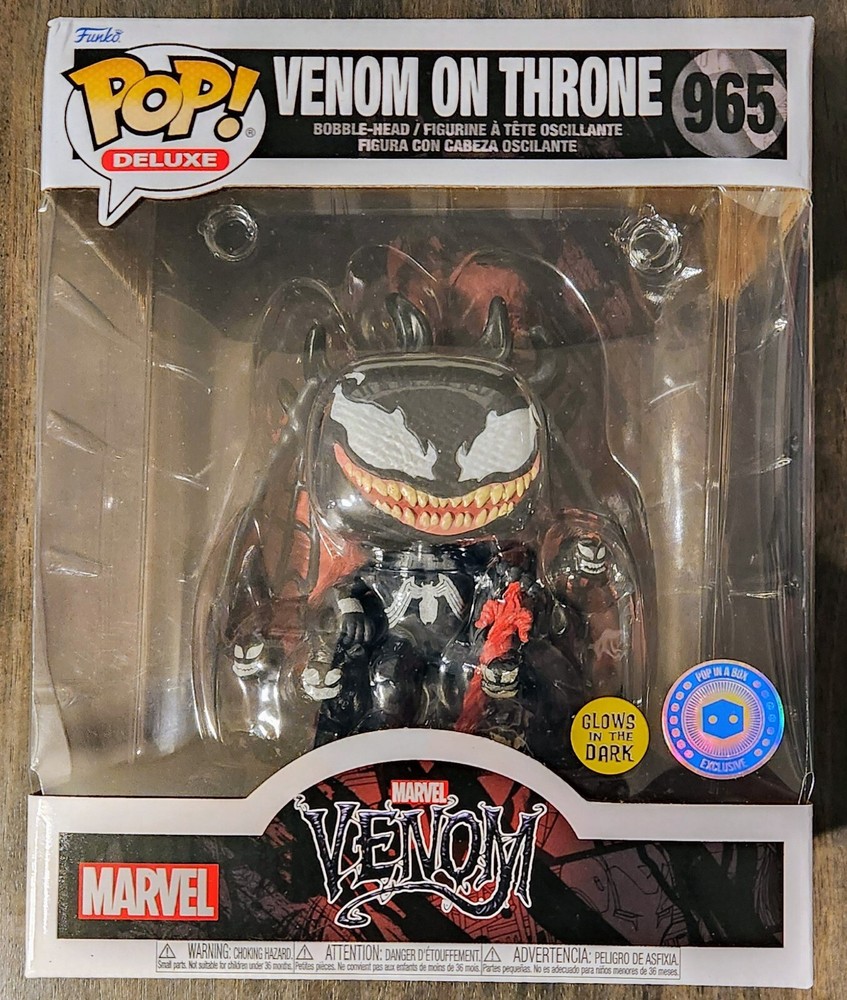 Glow-in-the-Dark Marvel Venom Funko Pop Deluxe Exclusive #965 Mama Mio