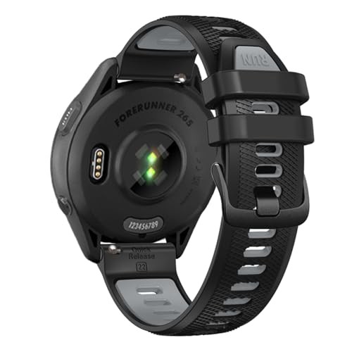 1 Pack Silicone Watch Band Compatible with Garmin Forerunner 265/255 and Venu 2/