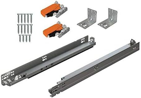 BLUM Tandem Plus BLUMOTION Drawer Slides Complete Pair, with Runners 563H, Locki