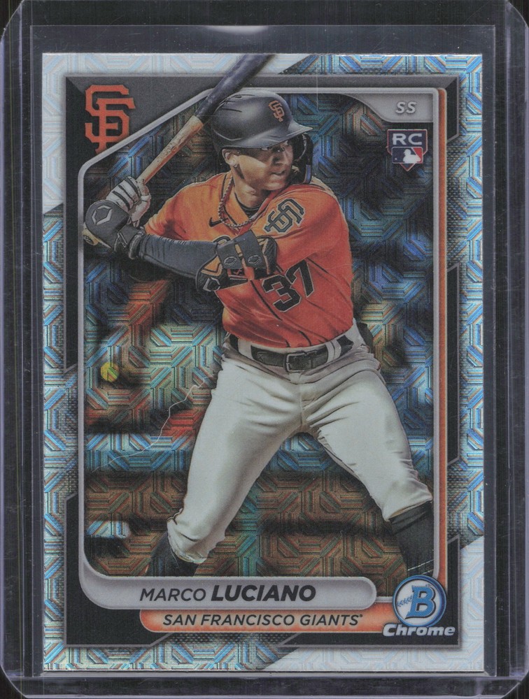 2024 Bowman Chrome Bowman Mega Box #18 Marco Luciano (RC)